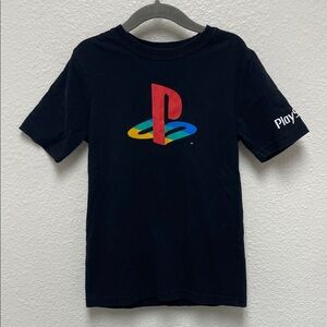 PlayStation Logo Black T-Shirt Kid’s Size Small 6/7